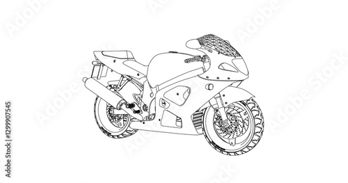motorcycle vector illustration