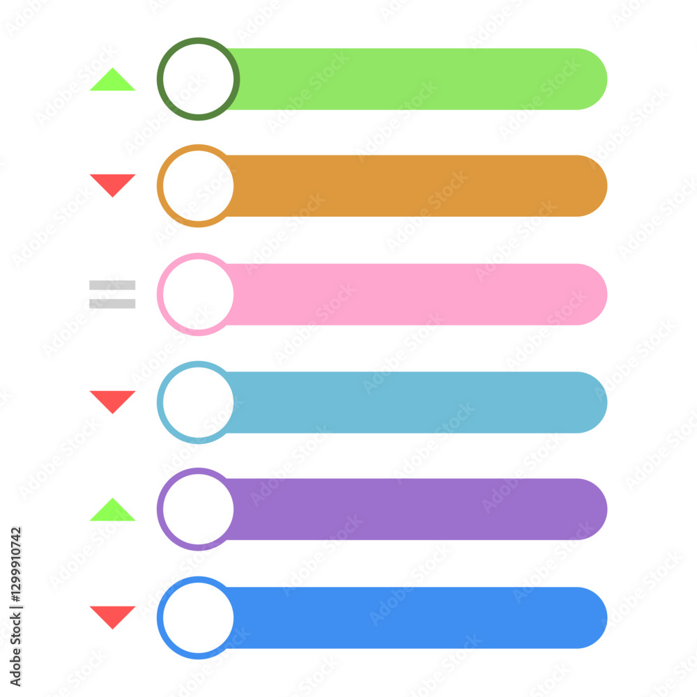 Simple and colorful champion chart board Simple and colorful champion chart board