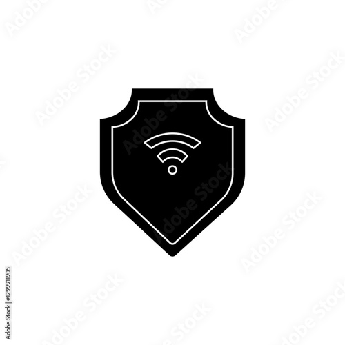 Security glyph icon