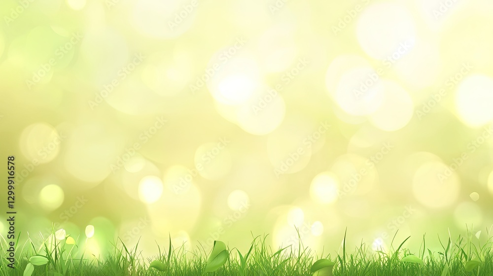 Beautiful blurred spring background with sunlight and green grass, providing ample copy space for a natural, healthy lifestyle or environment protection concept. Wide banner, empty copy space, and a b Beautiful blurred spring background with sunlight and green grass, providing ample copy space for a natural, healthy lifestyle or environment protection concept. Wide banner, empty copy space, and a b
