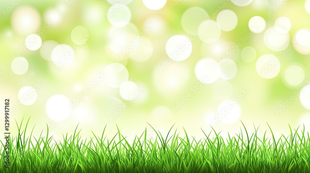 Spring background with green grass and sunlight, blurred nature wallpaper banner. Spring meadow with bokeh sun rays and copy space for your text or design. Nature landscape banner. 8K, real photo, pho Spring background with green grass and sunlight, blurred nature wallpaper banner. Spring meadow with bokeh sun rays and copy space for your text or design. Nature landscape banner. 8K, real photo, pho