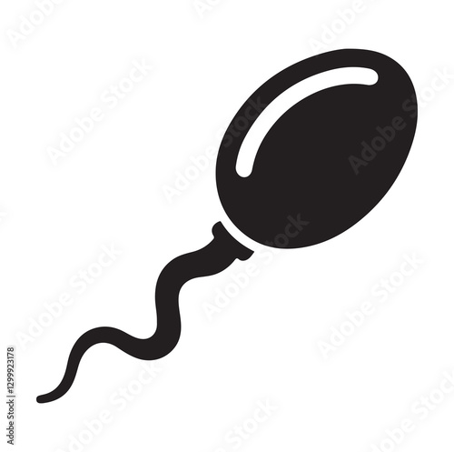Sperm Spermatozoa vector logo icon illustration design