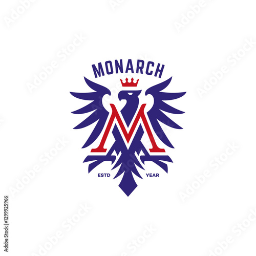 Eagle monogram logo
