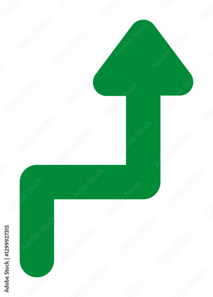 arrow direction green arrow direction green