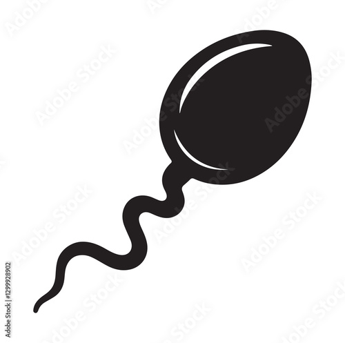 Sperm Spermatozoa vector logo icon illustration design
