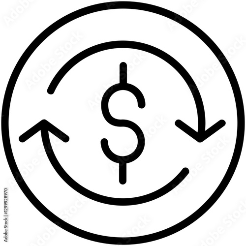 Exchange rate icon