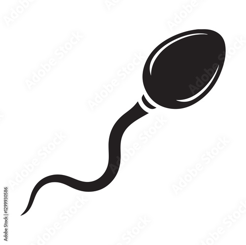 Sperm Spermatozoa vector logo icon illustration design
