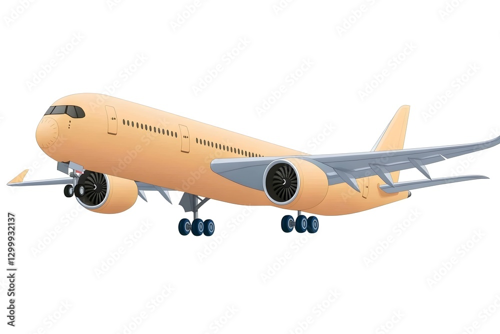 Obraz premium vector art ai Aeroplan helicopter Biman symbol background tourism aerial view airbus