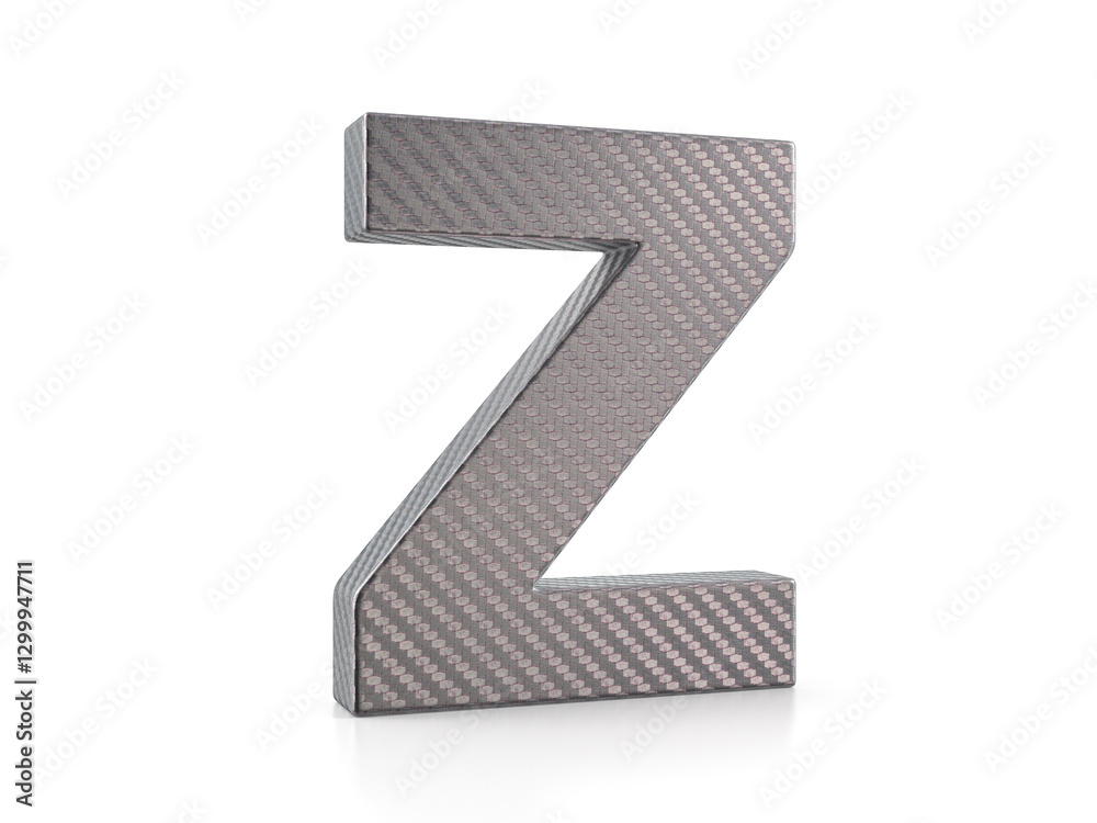 Holographic foil letter Z Holographic foil letter Z