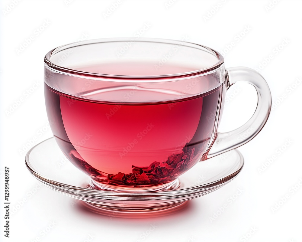 Isolated realistic of rose tea with small rose floating in . Rose tea in clear glass cup, Isolated on white with rose tea. Wellness rose tea photography. Calming herbal drink with rose tea. Isolated realistic of rose tea with small rose floating in . Rose tea in clear glass cup, Isolated on white with rose tea. Wellness rose tea photography. Calming herbal drink with rose tea.