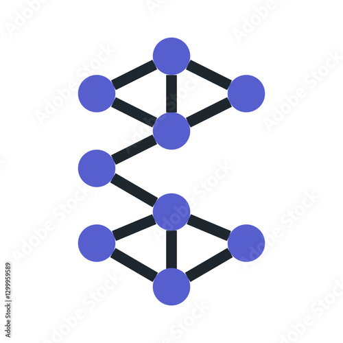 neural network diagram icon