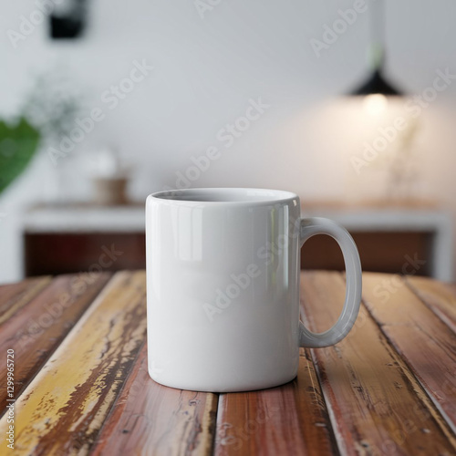 Classic Coffee Mug Mockup for Branding Projects.