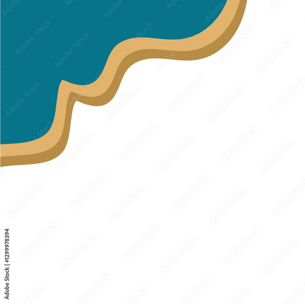 Fototapeta premium Frame arabic border 
