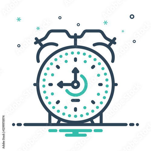 Mix icon for alarm clock