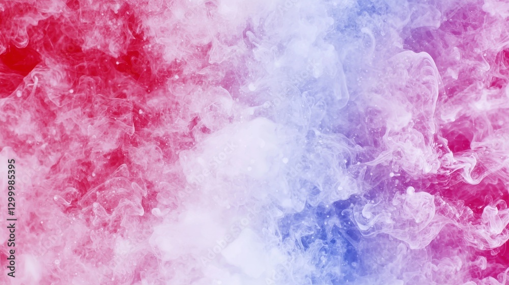 Fototapeta premium Abstract Red Blue Swirling Cloud Texture Background
