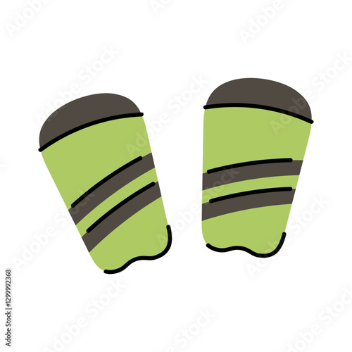 Cute Green Footwear Design for Fun