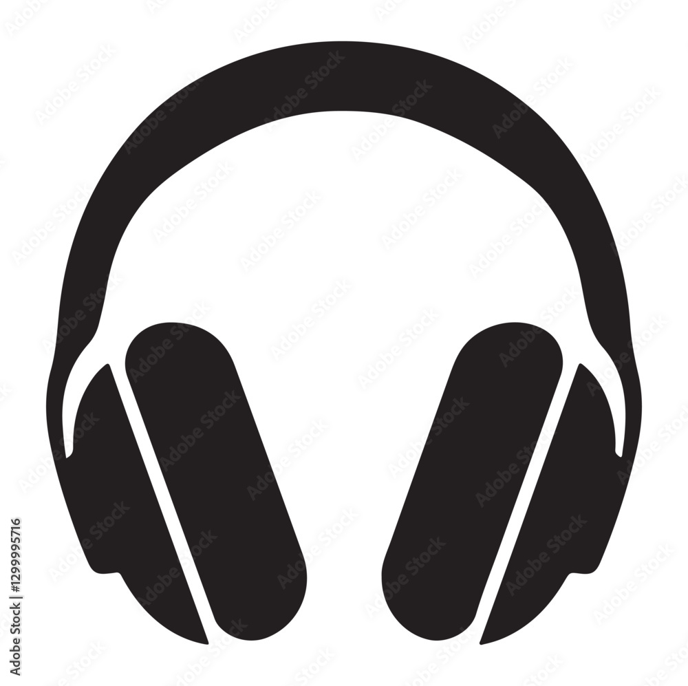 Headphones vector illustration Headphones vector illustration