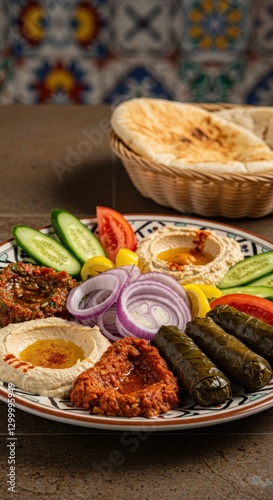Mediterranean Mezze Platter: A Culinary Delight