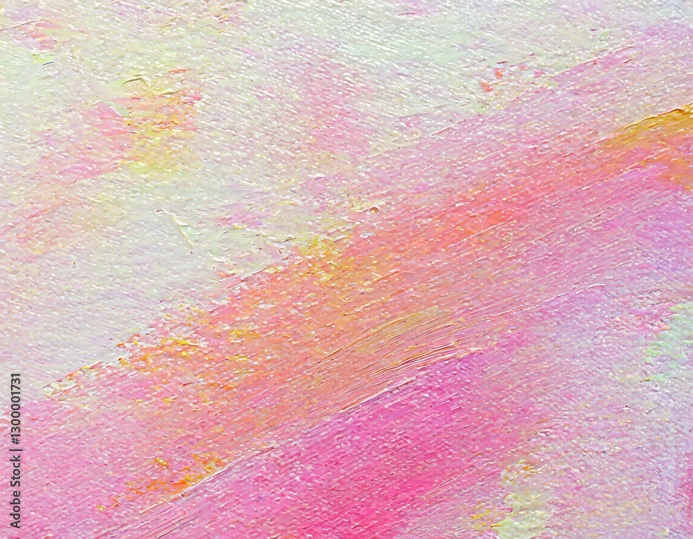 Obraz premium ピンク色のむら染め風なカラフルな背景