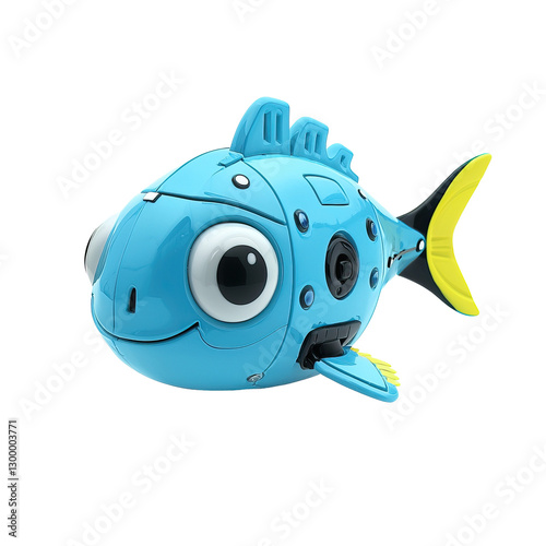 Playful Robotic Fish Toy for Kids with Friendly Expression and Cartoonish Design photo