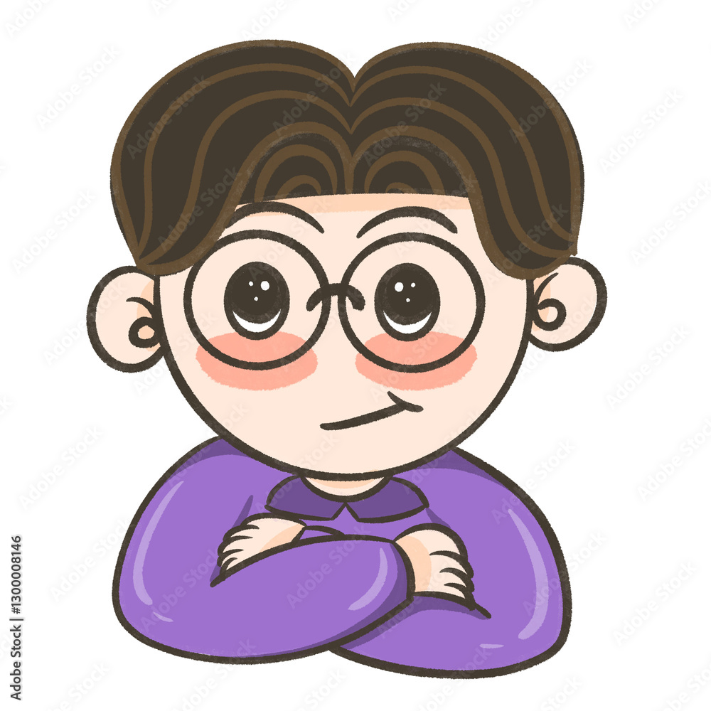 Obraz premium Boy with glasses