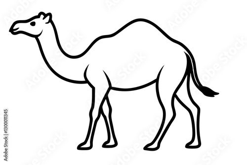Camel Silhouette vector illustration