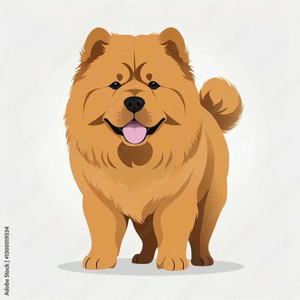 愛嬌たっぷりの犬種のチャウチャウ 愛嬌たっぷりの犬種のチャウチャウ