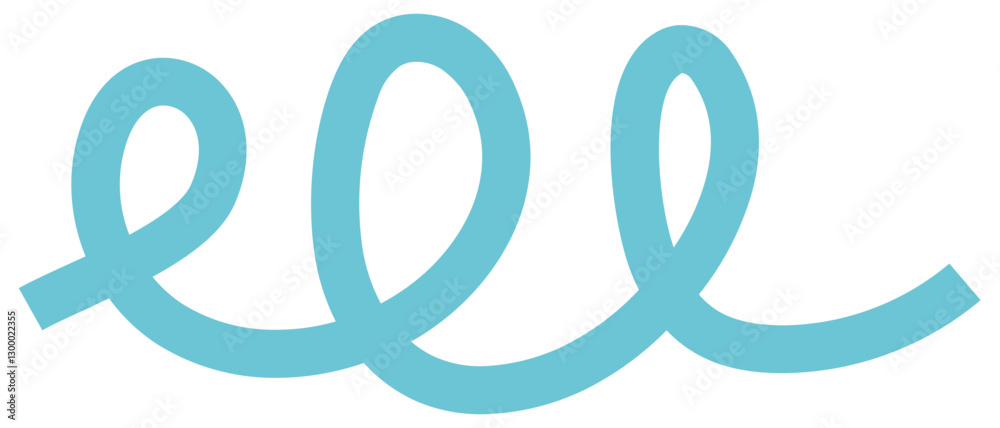 cursive or looping blue line on card stock with micro perforations cursive or looping blue line on card stock with micro perforations