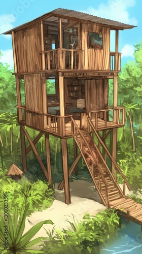 Tropical Treehouse Haven