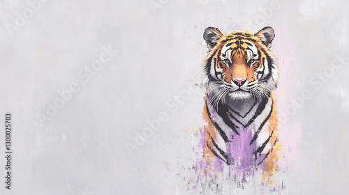 female tiger violet cocktail dress gold bangles