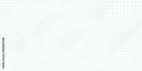 Wallpaper Mural White abstract background. Modern circle lines pattern. Futuristic concept art. Minimal geometric design. Torontodigital.ca