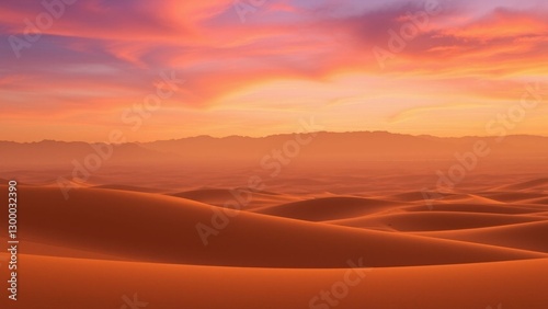 Desert Sunset Scenery
