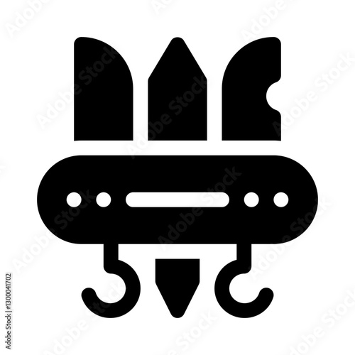Pocket Knife & Multi glyph icon