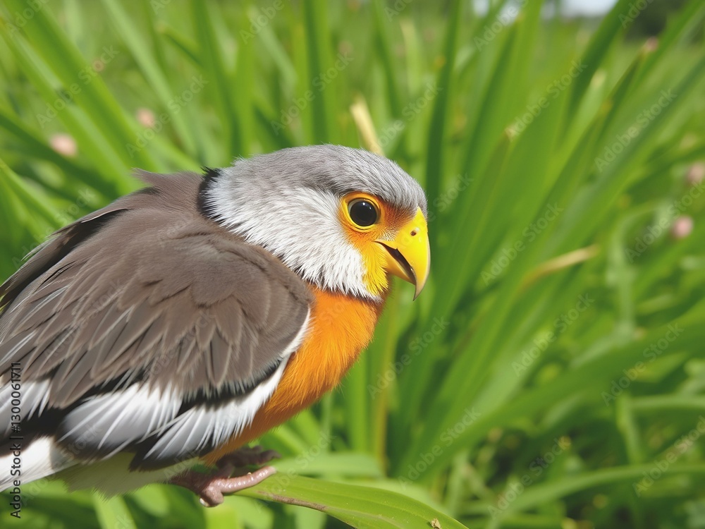 Fototapeta premium yellow billed hornbill