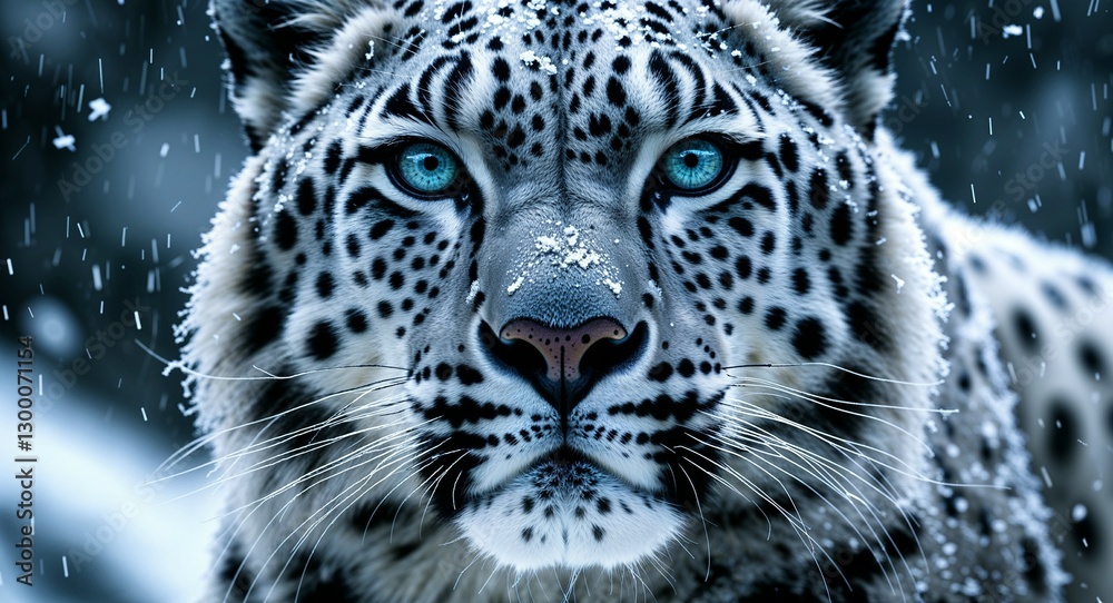 snow leopard portrait snow leopard portrait