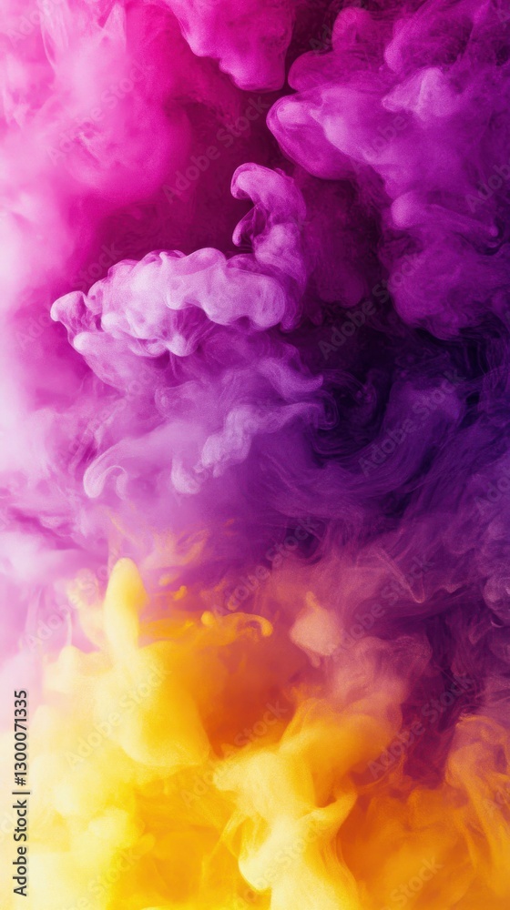 Vivid Colorful Abstract Smoke in Pink and Yellow Swirling Patterns for Creative Design Vivid Colorful Abstract Smoke in Pink and Yellow Swirling Patterns for Creative Design