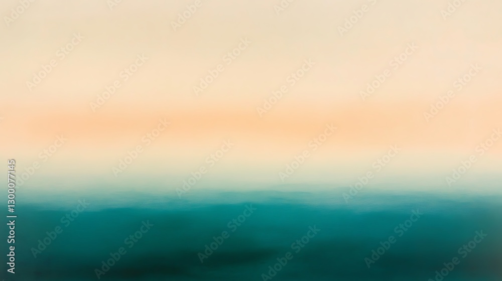 Serene gradient blend of teal and beige, a calming minimalist seascape horizon background Serene gradient blend of teal and beige, a calming minimalist seascape horizon background
