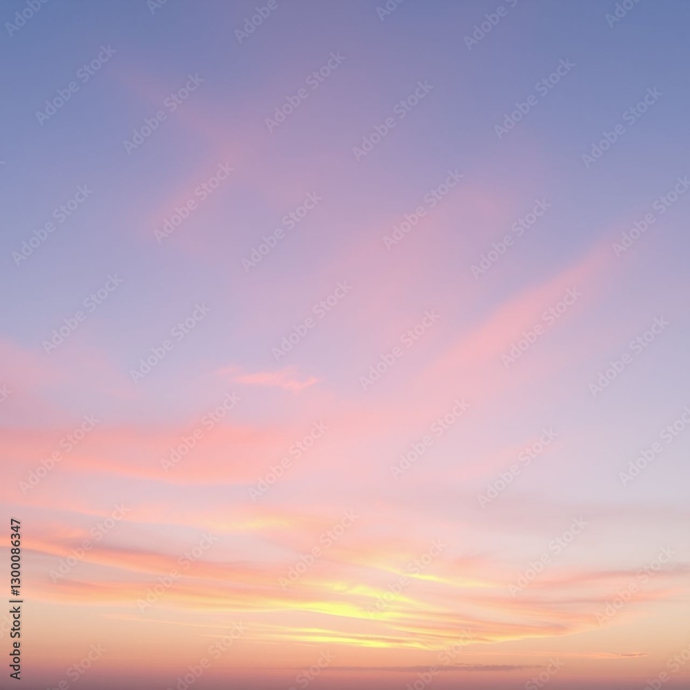 Obraz premium Serene Sky Sunset