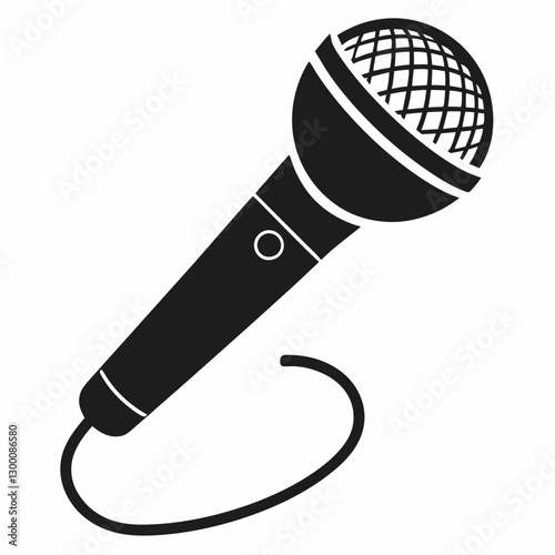 microphone icon vector illustration