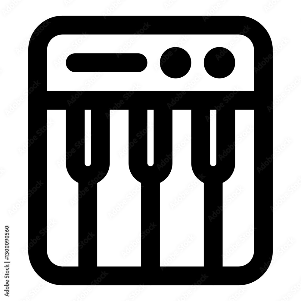 Fototapeta premium multimedia outline icons