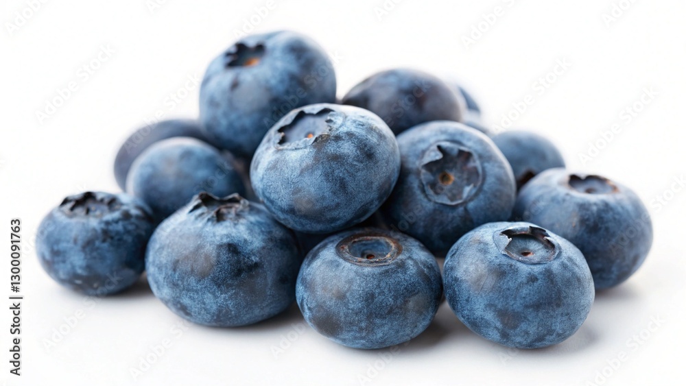 Fresh Blueberry Isolated on White Background – Full Depth of Field Fresh Blueberry Isolated on White Background – Full Depth of Field