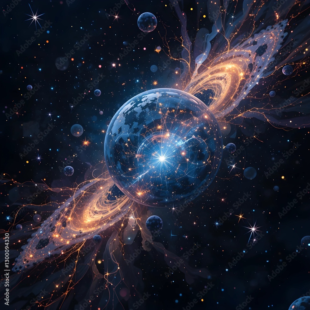 Space hologram. Space hologram.