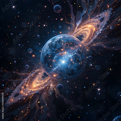 Space hologram.