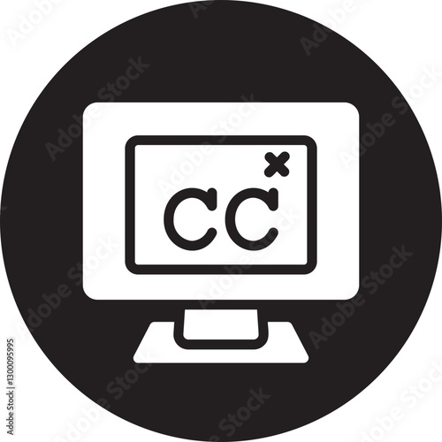 Creative Commons glyph icon photo