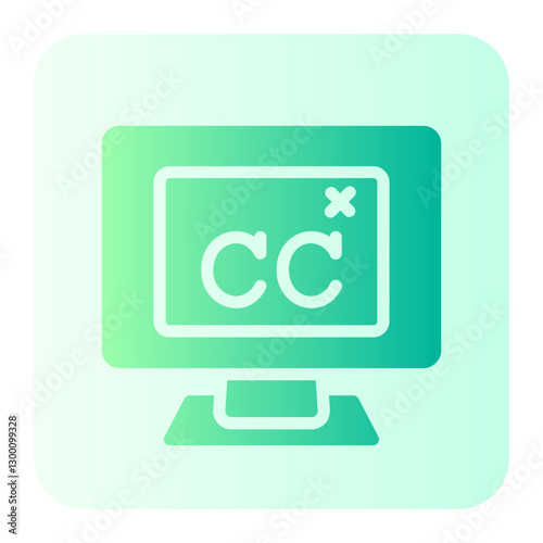 Creative Commons gradient icon photo