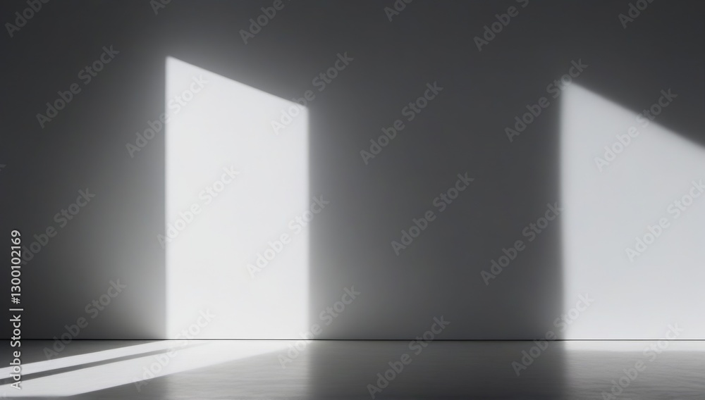 Minimalist grey room with sharp light and shadow play. Ideal for architectural renders, design mockups, and conceptual backgrounds. Minimalist grey room with sharp light and shadow play. Ideal for architectural renders, design mockups, and conceptual backgrounds.