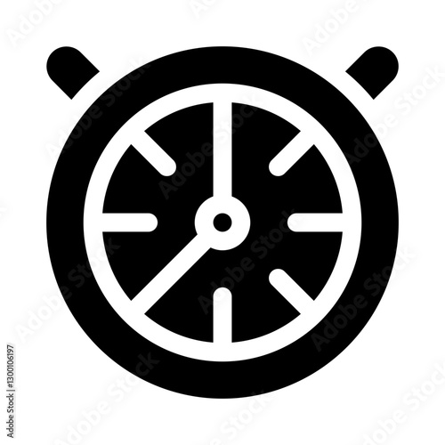 Stopwatch glyph icon