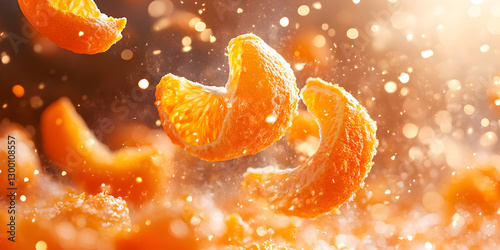 Vibrant and Juicy Citrus Fruits Including Fresh Oranges, Tangerines, and Kumquats with Bright and Refreshing Aesthetic in Stunning Close-Up