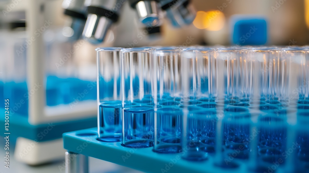 Test tube in lab room Test tube in lab room