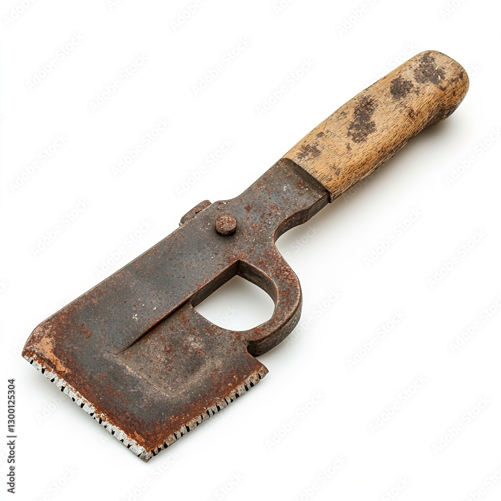Saw Isolated on White Background: Clean and Professional Tool Photography for Woodworking and Construction Saw Isolated on White Background: Clean and Professional Tool Photography for Woodworking and Construction